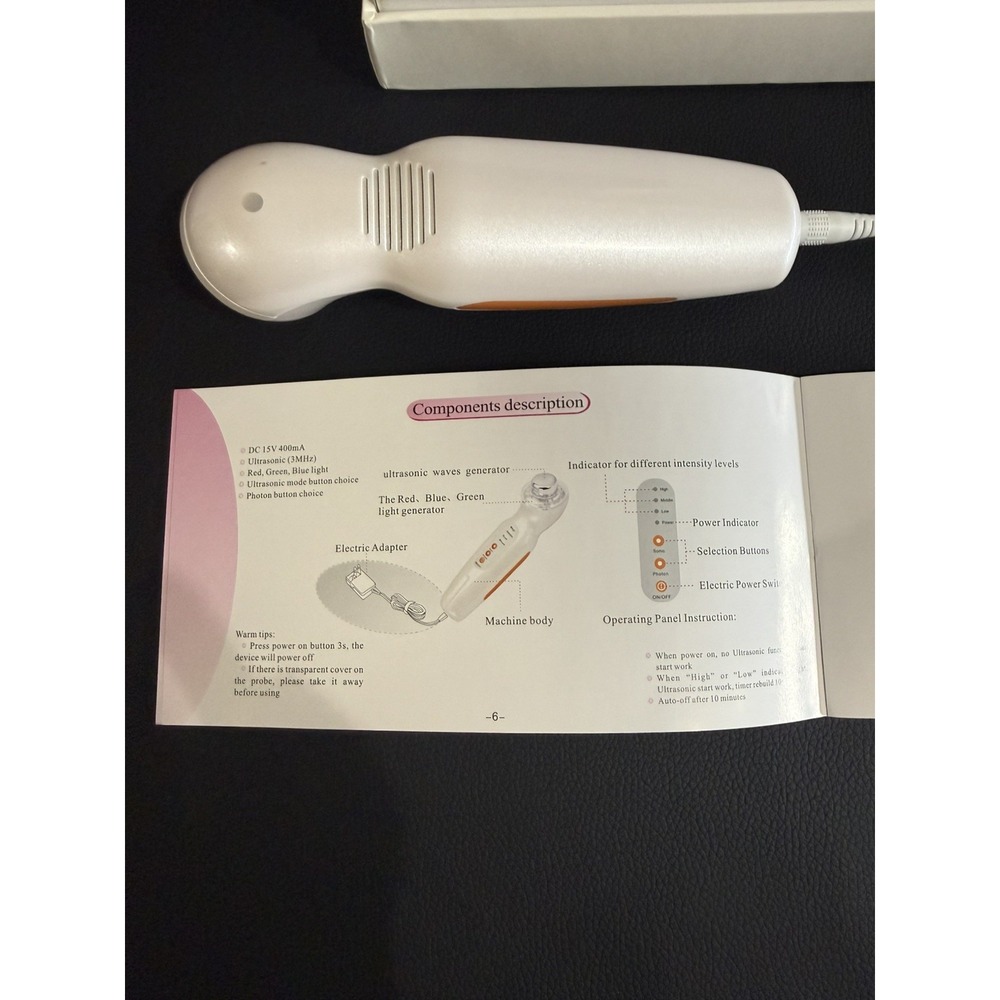 Photon Ultrasonic Beauty Machine Pre-Owned - Picture 9 of 10
